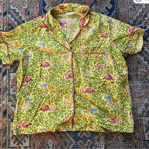 Printfresh Flamenco pajama set in marigold